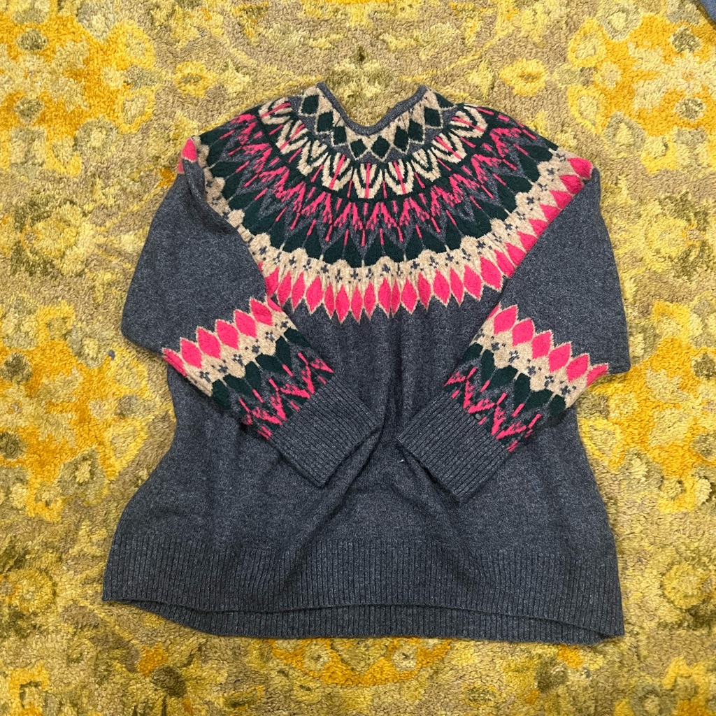 Women's Multicolor Patterned Sweater